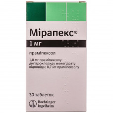 Mirapex tab. of 1 mg No. 30