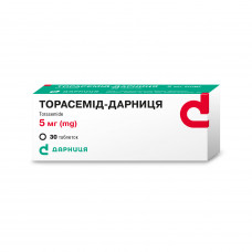 Torasemid Darnitsa of the tab. of 5 mg No. 30