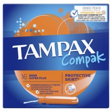 Tampons female TAMPAX Compak Super Plus (Super Plus) with the applicator of 16 pieces