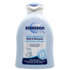 Shampoo-gel for bathing of SANOSAN Baby (Sanosan of the baby) 2 in 1 children's 200 ml