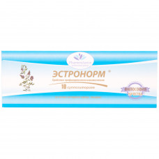 Estronorm suppositories (candles) preventively - hygienic means of 10 pieces