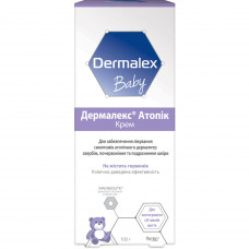 Cream for skin of Dermalex Atopic (Dermalex Atopik) for treatment of symptoms of atopic dermatitis - naggers, reddening and irritation of skin of 100 g