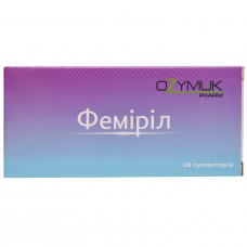 Femiril suppositories (candles) with plant extracts for vaginal or rectal use anti-inflammatory 2 blisters on