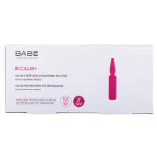 Concentrate for the person BABE LABORATORIOS (Woman Laboratorios) for elimination of manifestations of a couperosis and irritations on ampoule skin on 2 ml 10 pieces