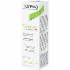 Cream for the person NOREVA Exfoliac (Eksfoliak) QB of Aknomega 100 for oily, problem skin inclined to an acne of 30 ml