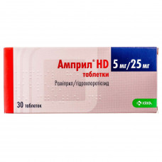 Ampril HD of the tab. 5mg/25mg No. 30