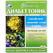 Phytotea Health Keys Diabettonik promotes decrease in level of sugar in blood in the filter software packages of 1.5 g 20 pieces