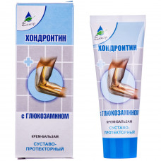 Body cream-balm the Elixir Chondroitin with a glycosamine against inflammations of joints of 75 ml