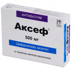 Aksef of the tab. of p/o of 500 mg No. 10