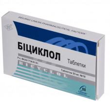 Bitsiklol of the tab. of 25 mg No. 18