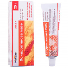 Chondroitin ointment of 5% of a tube of 25 g