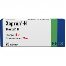 Hartil-N tab. 5mg/25mg No. 28