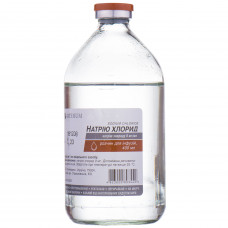 Sodium chloride (physical. solution) solution for inf. 0.9% quarrystone. 400 ml (Arterium)