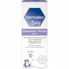 Cream for skin of Dermalex Atopic (Dermalex Atopik) for treatment of symptoms of atopic dermatitis - naggers, reddening and irritation of skin of 30 g