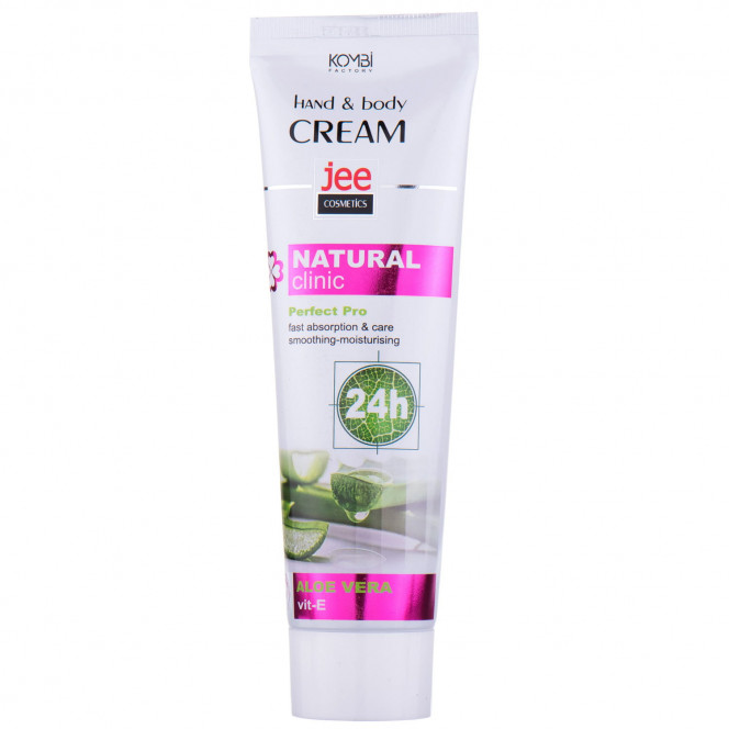 Hand cream and bodies of JEE COSMETICS (Dzhi kosmetix) the Moistening Aloe Vera of 100 ml