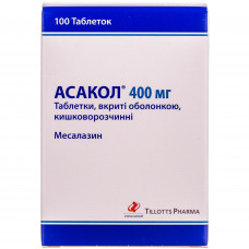 Asakol of the tab. of p/o of 400 mg No. 100