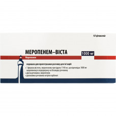 Meropenem-Vista time. baby solution for infection. 1000 mg fl. No. 10