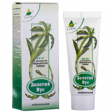 Leg cream-balm the Elixir the Gold mustache with extract of a bloodsucker for improvement of blood circulation of 75 ml