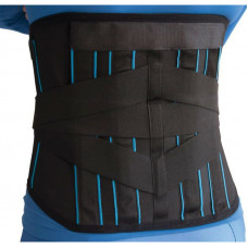 Corset lumbosacral (bandage) Trading House Alk model 2053 of tough fixing color black size 6