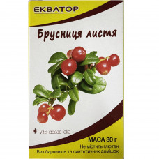 Cowberry leaves Equator pack of 30 g