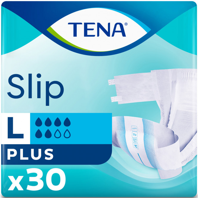 Diapers for adult TENA of Slip Plus Large (Slip Plus of Ladzh) the size are 3 30 pieces of NEW