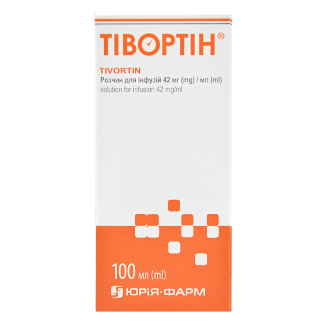 Tivortin solution for inf. 42mg/ml quarrystone. 100 ml