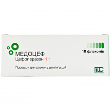 Medotsef time. for solution for infection. 1 g fl. No. 10