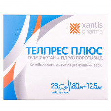 Telpres Plus of the tab. 80mg/12.5mg No. 28