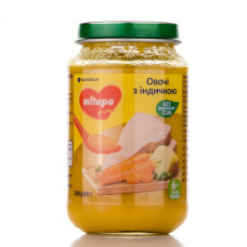 Puree vegetable - meat children's Nutrition Milupa (Milupa) Vegetables with a turkey since 6 months 200 g