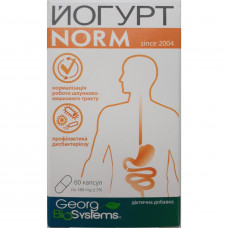 Capsules for intestinal microflora regulation Yoghurt Norm of 60 pieces