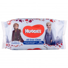 Napkins damp children's HUGGIES Frozen Over Clean of 56 pieces