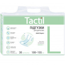 Diapers for adult TACTIL the Large size on a waist of 100 - 155 cm 30 pieces