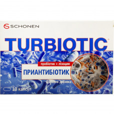 Capsules for regulation of Turbiotik Priantibiotik intestinal microflora the blister of 10 pieces