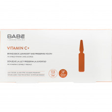 Ампулы-концентрат для лица BABE LABORATORIOS (Бабе Лабораториос) Vitamin C+ для депигментации с антиоксидантным эффектом по 2 мл 10 шт