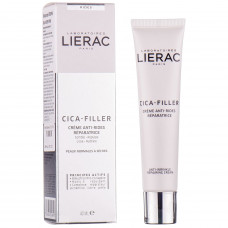 Cream for the person LIERAC (Liyerak) Cica-Filler (Sika-Filler) restoring against wrinkles for normal and dry skin 40 ml