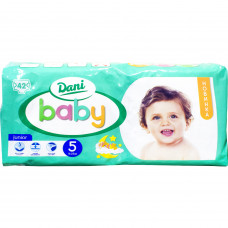 Подгузники для детей DANI BABY (Дани Беби) Junior (Джуниор) 5 от 11 до 25 кг 42 шт