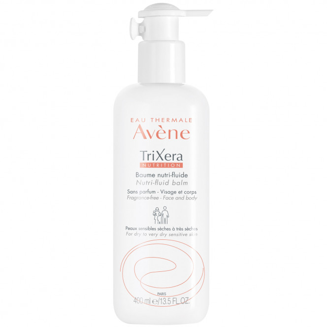 Balm for a face and body of AVENE Triksera Nutrishn easy nutritious for sensitive and dry skin of 400 ml