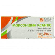 Moksonidin Ksantis of the tab. of p/o of 0.2 mg No. 30