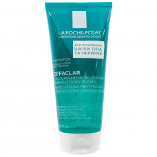 Gel-mikropiling for the person and a body of La Roche-Posay (La Roche Pose) Efaklar cleaning for problem skin for reduction of resistant shortcomings of 200 ml