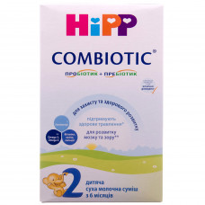 Смесь молочная детская Хипп Combiotic 2 (Комбиотик) с 6 месяцев 300 г