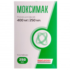 Moksimak solution for inf. 400mg/250ml Comte. 250 ml No. 1