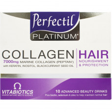 Perfektil Platinum collagen drinking for hair in bottles on 50 ml 10 pieces