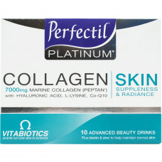 Perfektil Platinum collagen drinking for skin in bottles on 50 ml 10 pieces