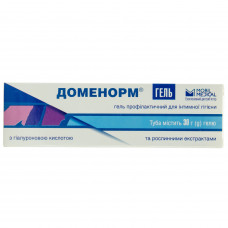 Domenorm gel preventive for intimate hygiene with hyaluronic acid and plant extracts of a tube of 30 g