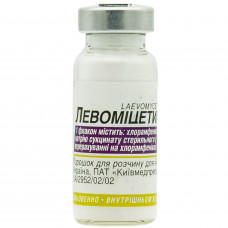 Levomycetinum of a time. for solution for infection. 1 g fl. No. 1