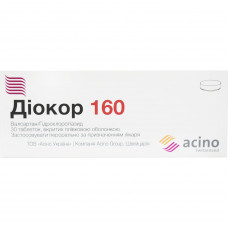 Diokor of the tab. of p/o 160mg/12.5mg No. 30