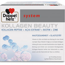 Doppelgerts System Kollagen Beauty solution drinking for maintenance of health and beauty of integuments, nails and hair in bottles on 25 ml 30 pieces