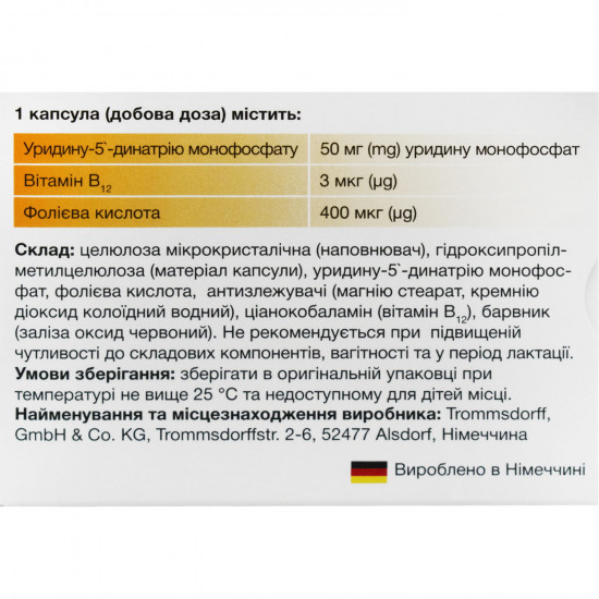 Neyriston of the capsule for recovery of the injured nerve terminations packing of 40 pieces