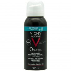 Antiperspirant deodorant VICHY spray (Vichy) for men optimum comfort of sensitive skin efficiency of 48 hours of 100 ml