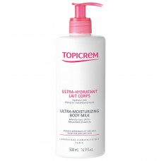 Emulsion for a body of Topicrem extra moisturizing with the doser of 500 ml